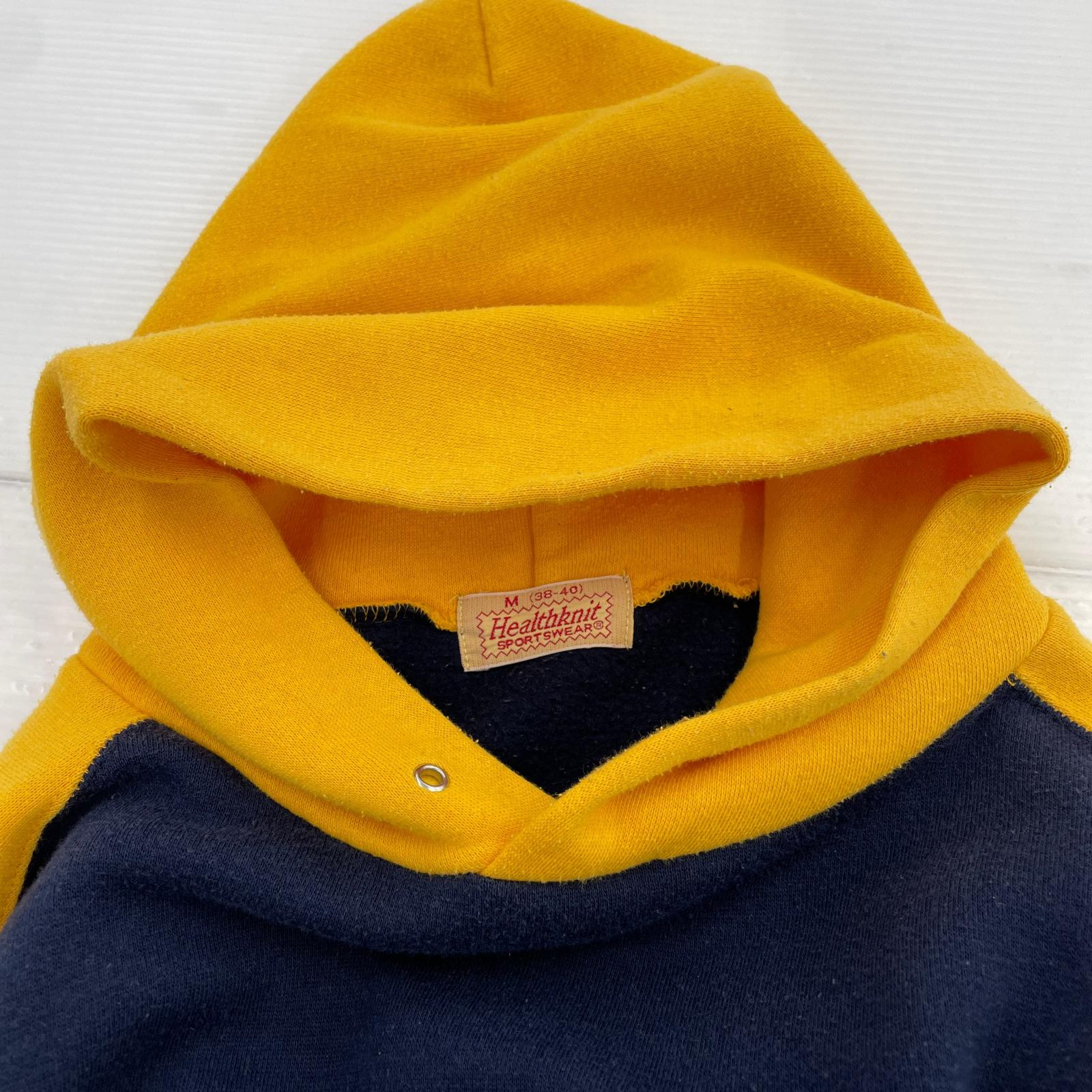 パーカー HEALTHKNIT 2トーン NVY YEL (M) M