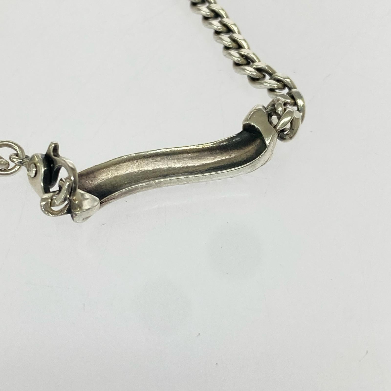 ブレスレット DEAL DESIGN 925 ロゴプレート チェーンブレスレット
