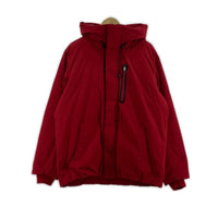 ジャケット MILITALY FUNCTION DOWN HOODY L レッド