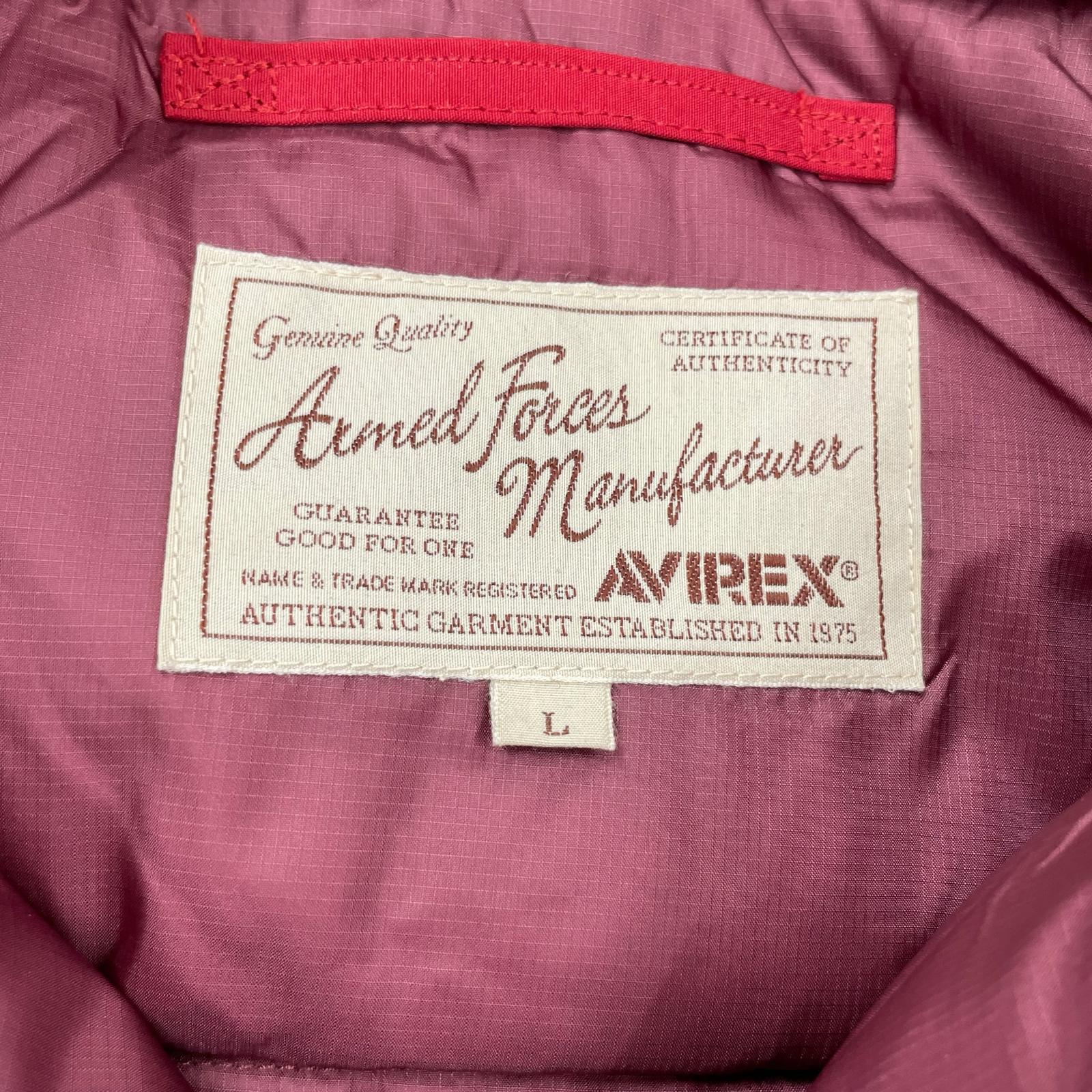ジャケット MILITALY FUNCTION DOWN HOODY L レッド