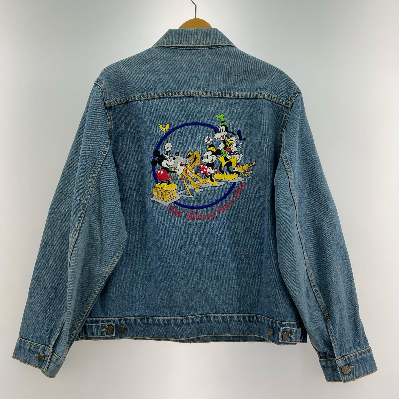 デニムジャケット 90s/Disney刺繍 ブルー