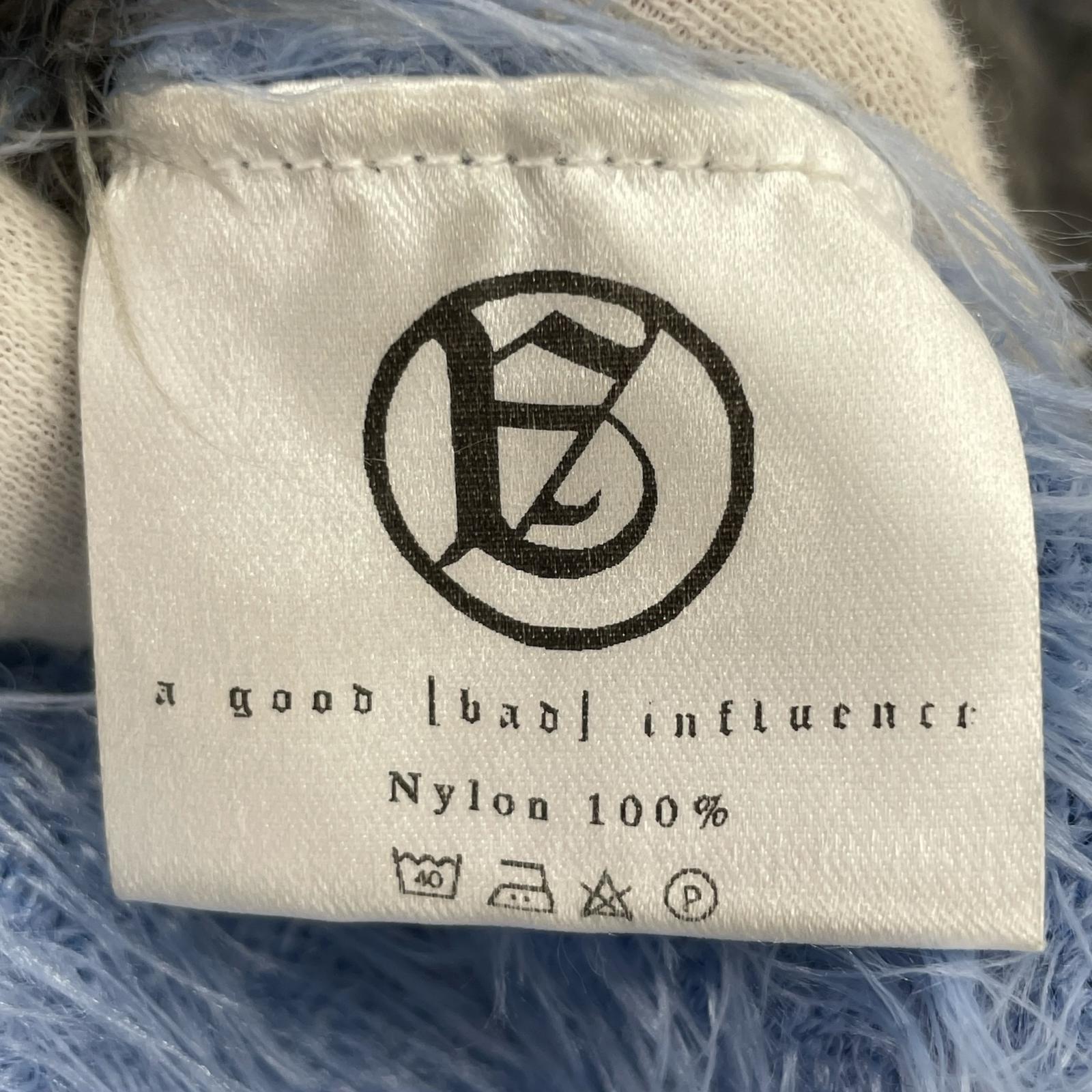 ニット a good bad influence ボーダーシャギーニット