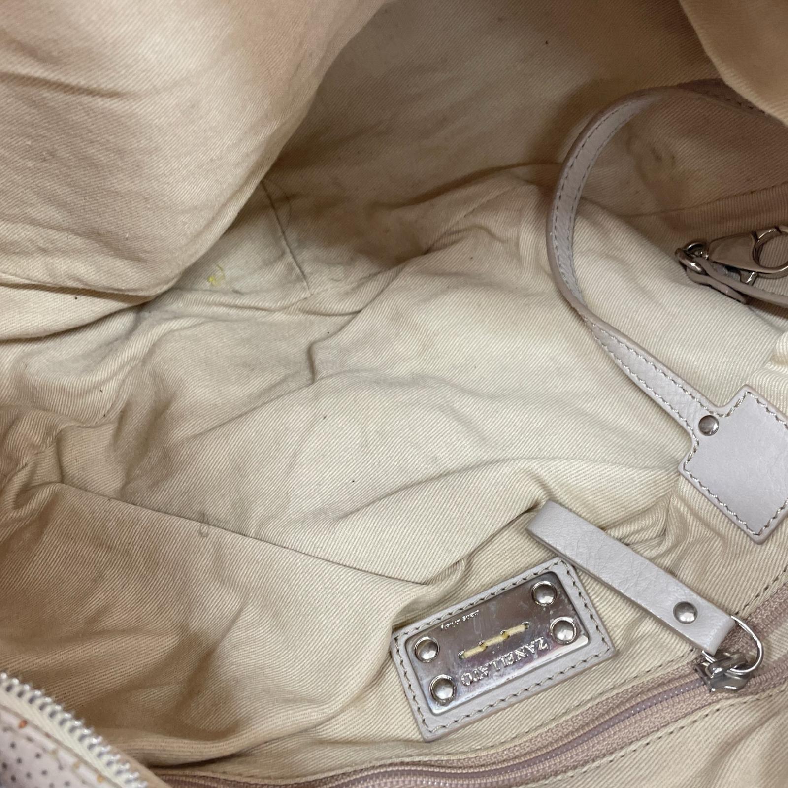 ショルダーバッグ ZANELLATO パンチングレザーショルダーバッグ ベージュ ベージュ