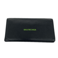 Balenciaga 2つ折り長財布 黒 594692