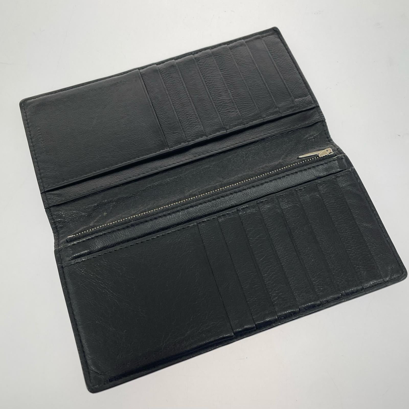 Balenciaga 2つ折り長財布 黒 594692