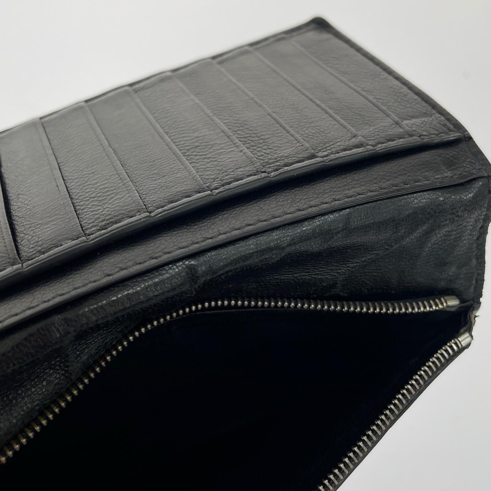 Balenciaga 2つ折り長財布 黒 594692
