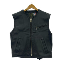 その他アウター HUMAN BEING Leather Vest BLK ブラック