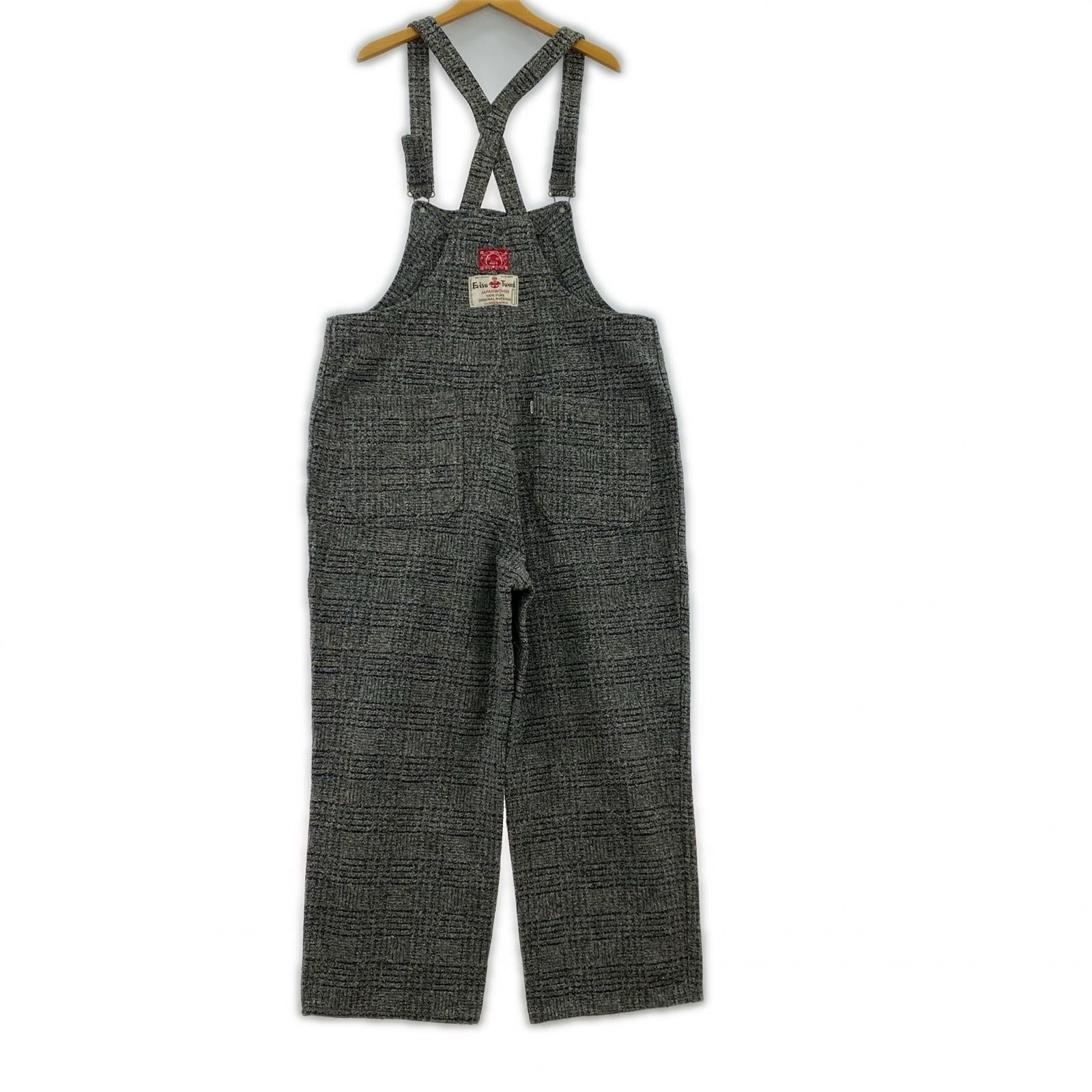 オーバーオール EVISU Tweed ネップツイードオーバーオール 36 GRY 36