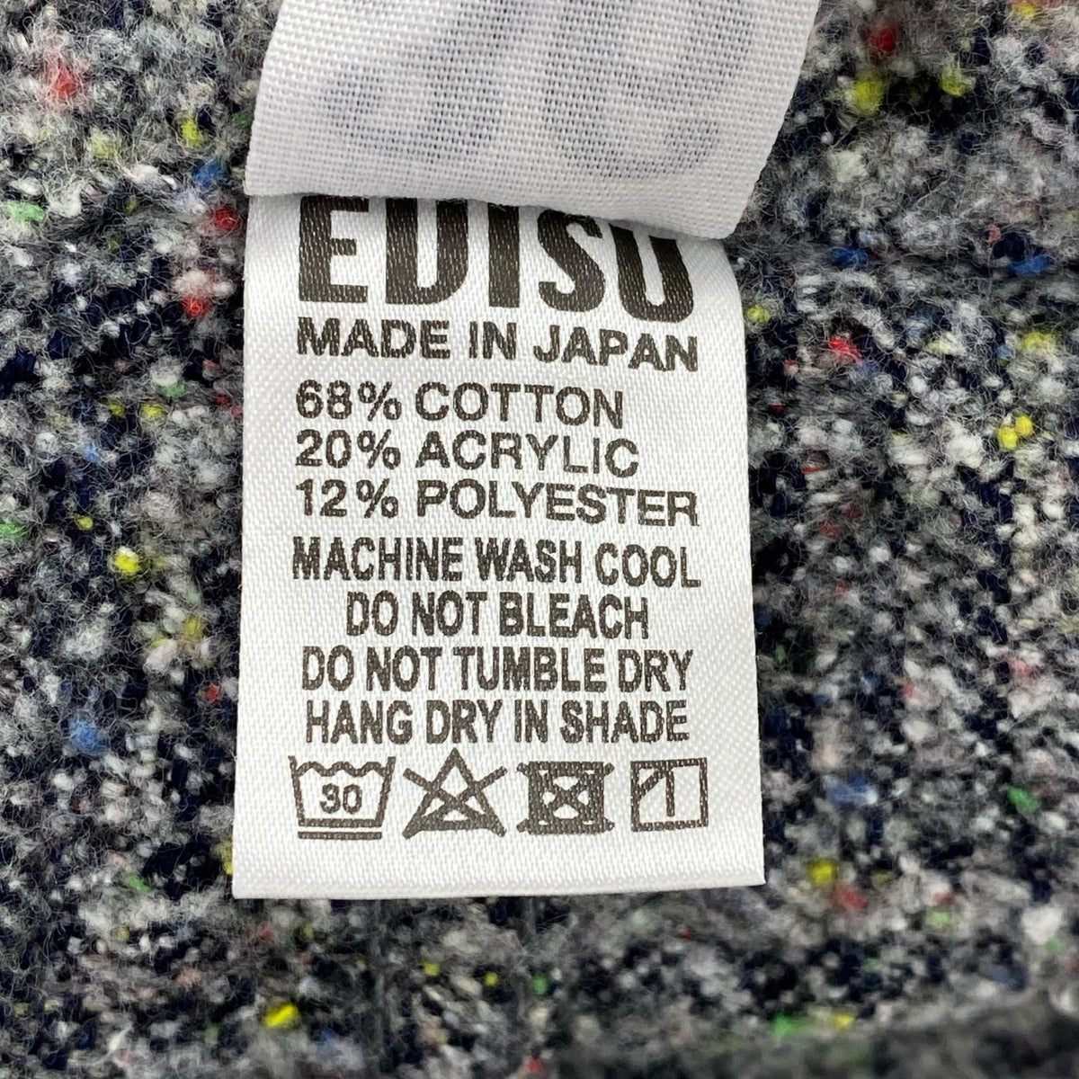 オーバーオール EVISU Tweed ネップツイードオーバーオール 36 GRY 36