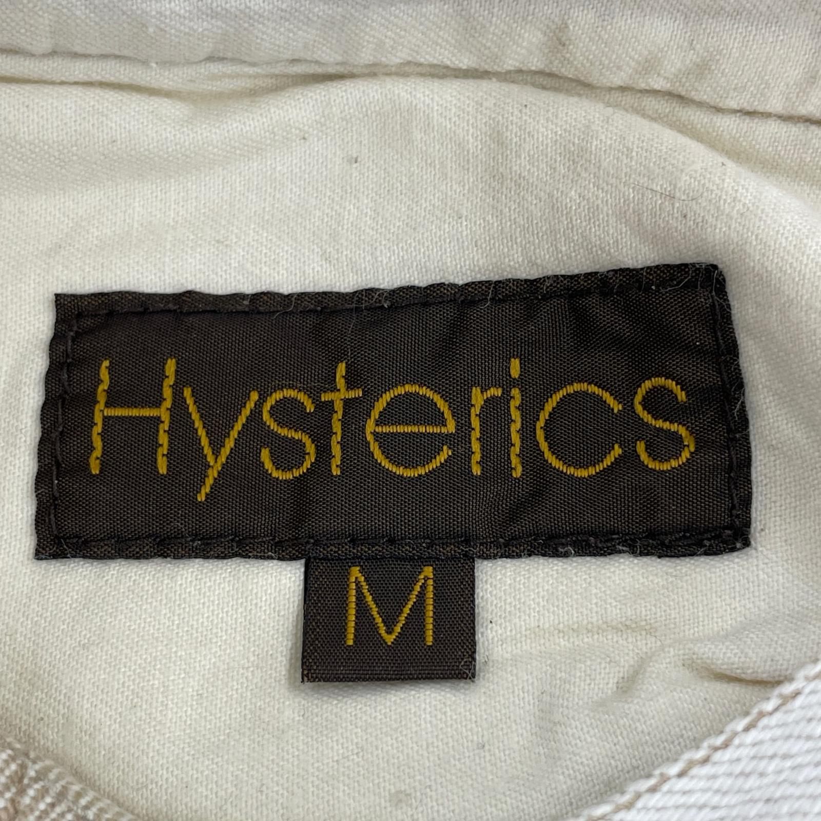 デニムパンツ HYSTERICS 90s頃 リペア加工 スリムデニムパンツ アイボリー M