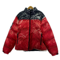 ダウンジャケット ×TNF 23SS Trompe Loeil Printed Nuptse XL レッド