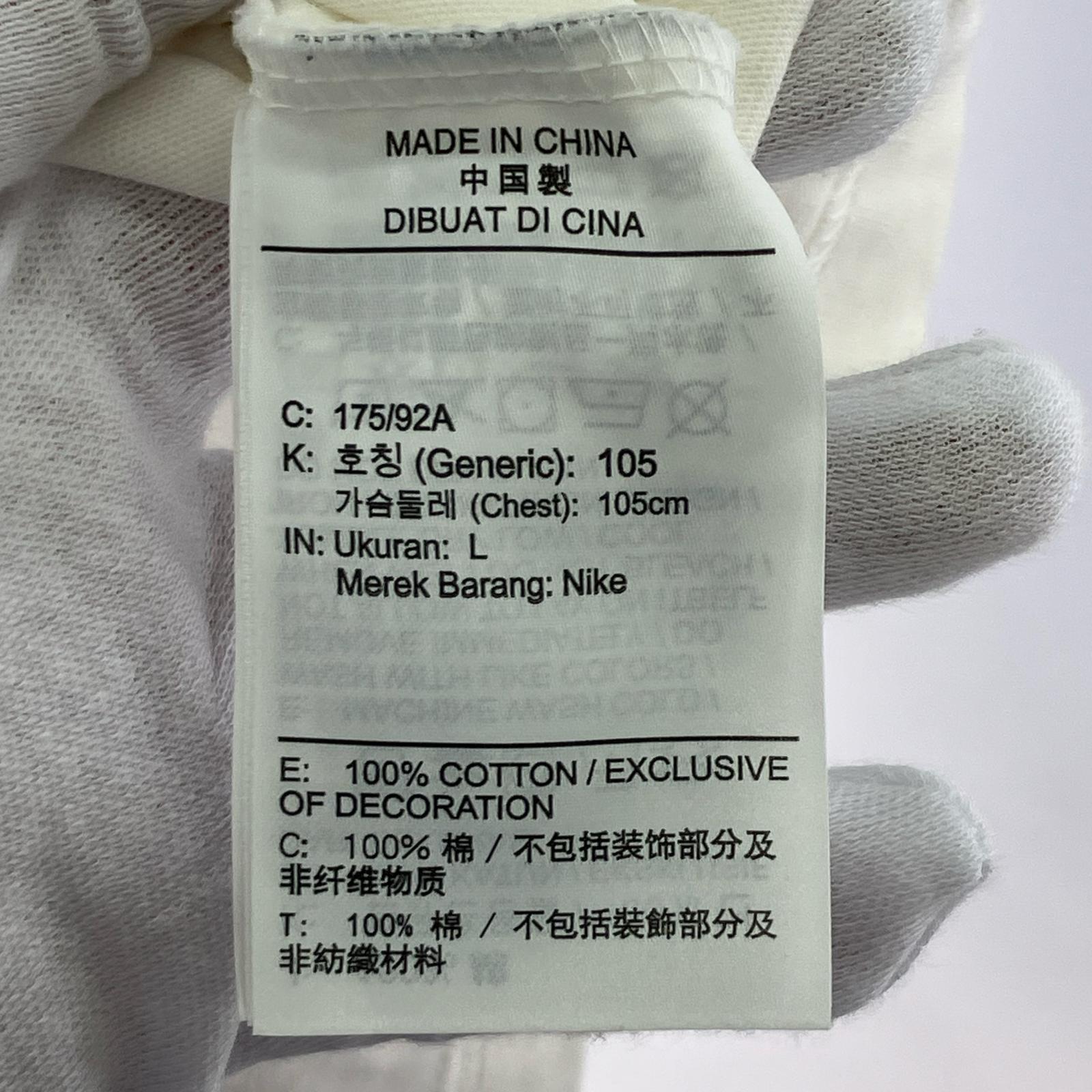 半袖Tシャツ スニーカープリント L ホワイト