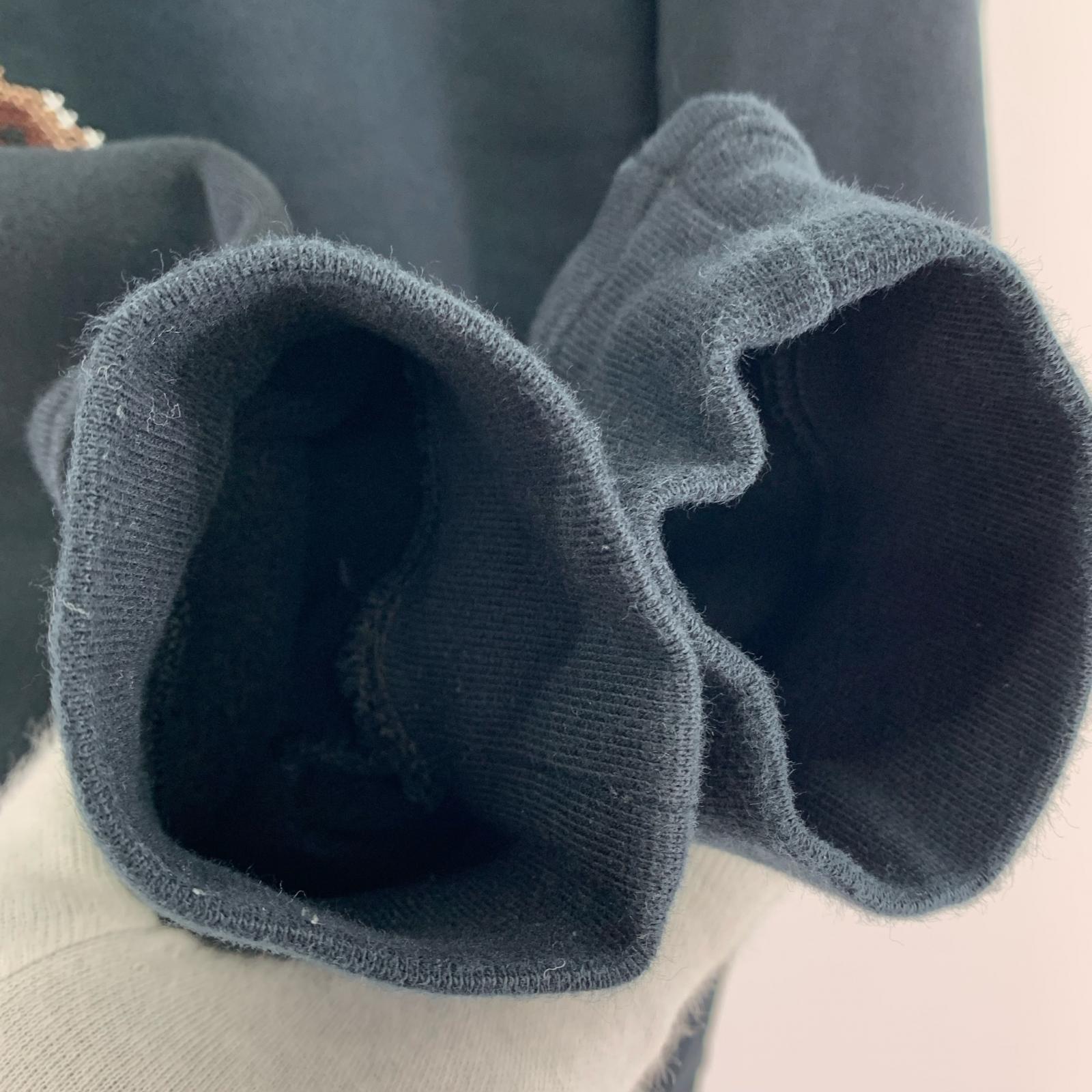 パーカー ジョーダン刺繍 黒(XL) ブラック