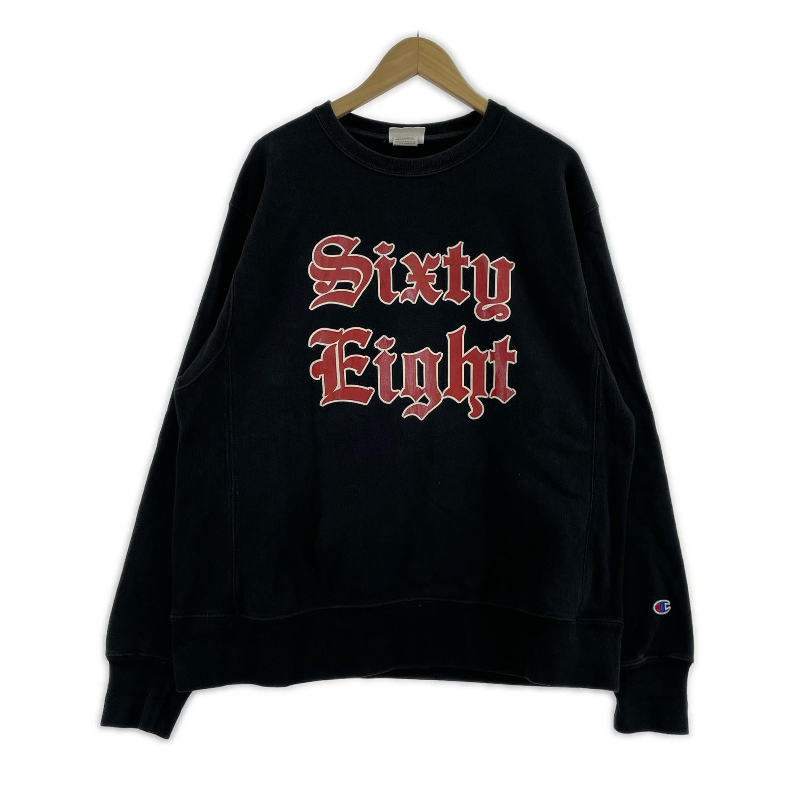スウェット ×68&BROTHERS Sixty Eight 黒 (L) L ブラック