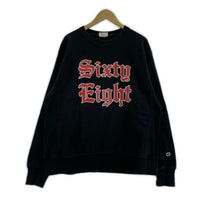 スウェット ×68&BROTHERS Sixty Eight 黒 (L) L ブラック
