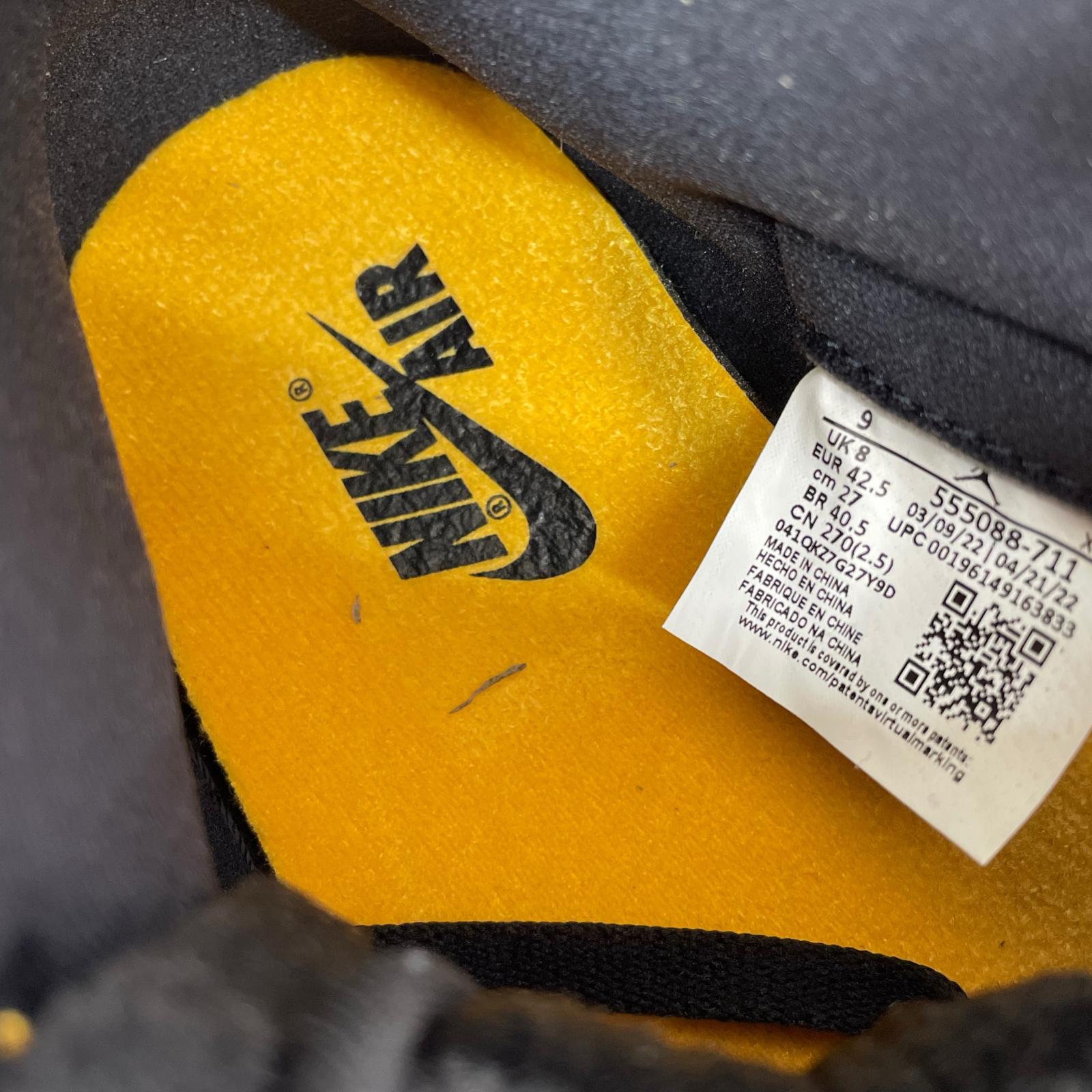 スニーカー AIR JORDAN 1 RETRO HIGH OG 555088-711 27cm (US9 UK8 1/2 EU44)
