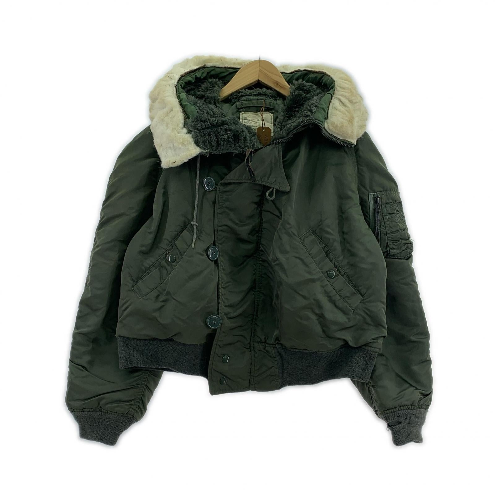 ミリタリージャケット 80s U.S. MILITARY N-2B 86年 L 緑 L