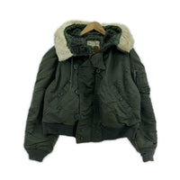 ミリタリージャケット 80s U.S. MILITARY N-2B 86年 L 緑 L