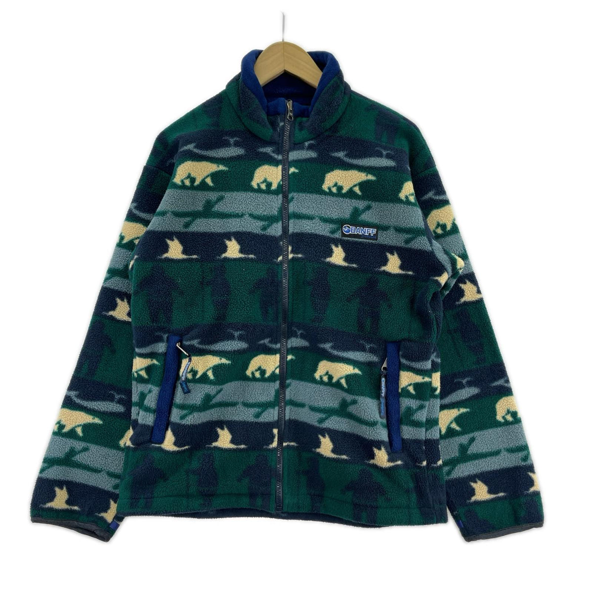 その他トップス BANFF フリース ジャケット 青 (S) マルチカラー