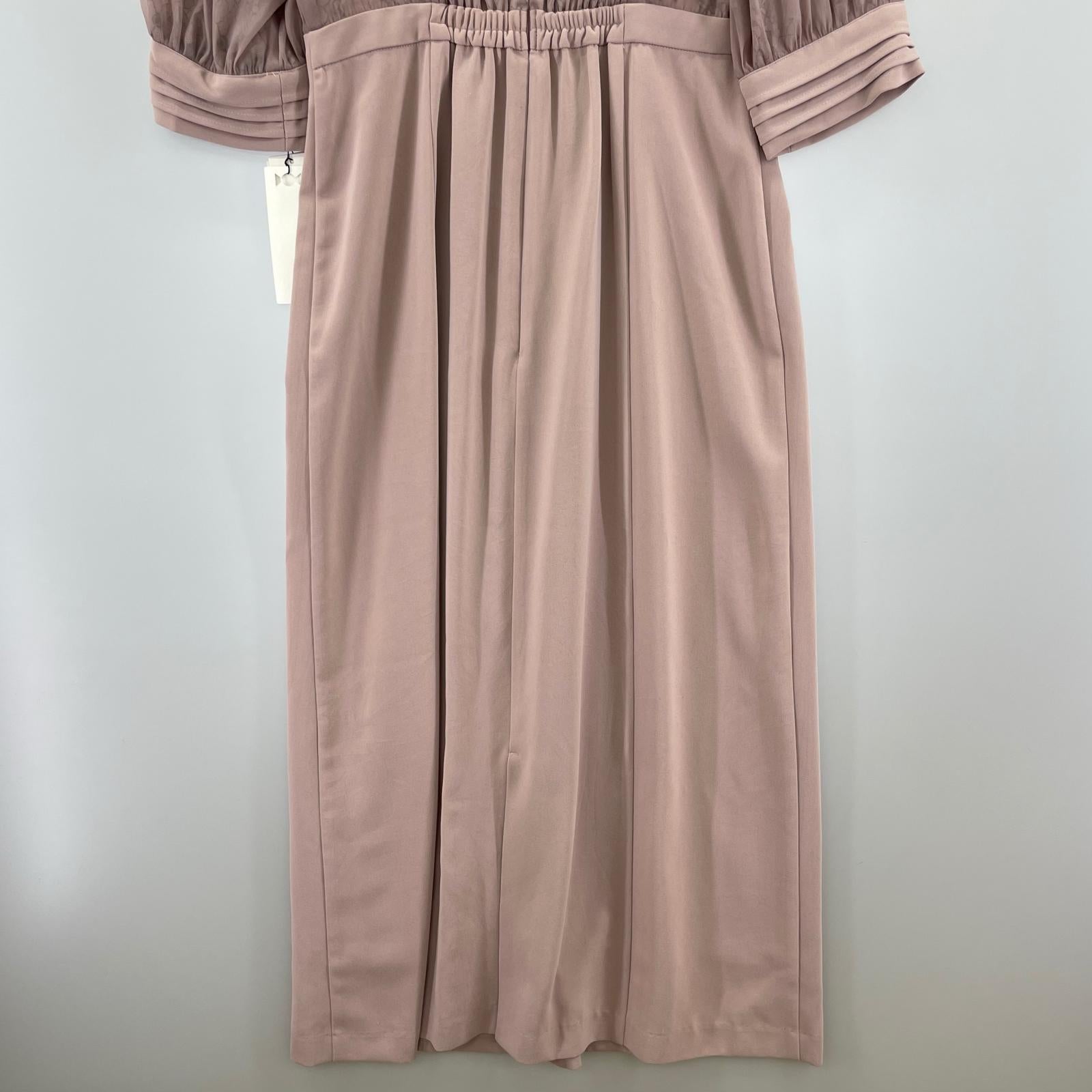 ワンピース Lily Brown オーガンジーフリルビジューワンピース size1 1 パープル