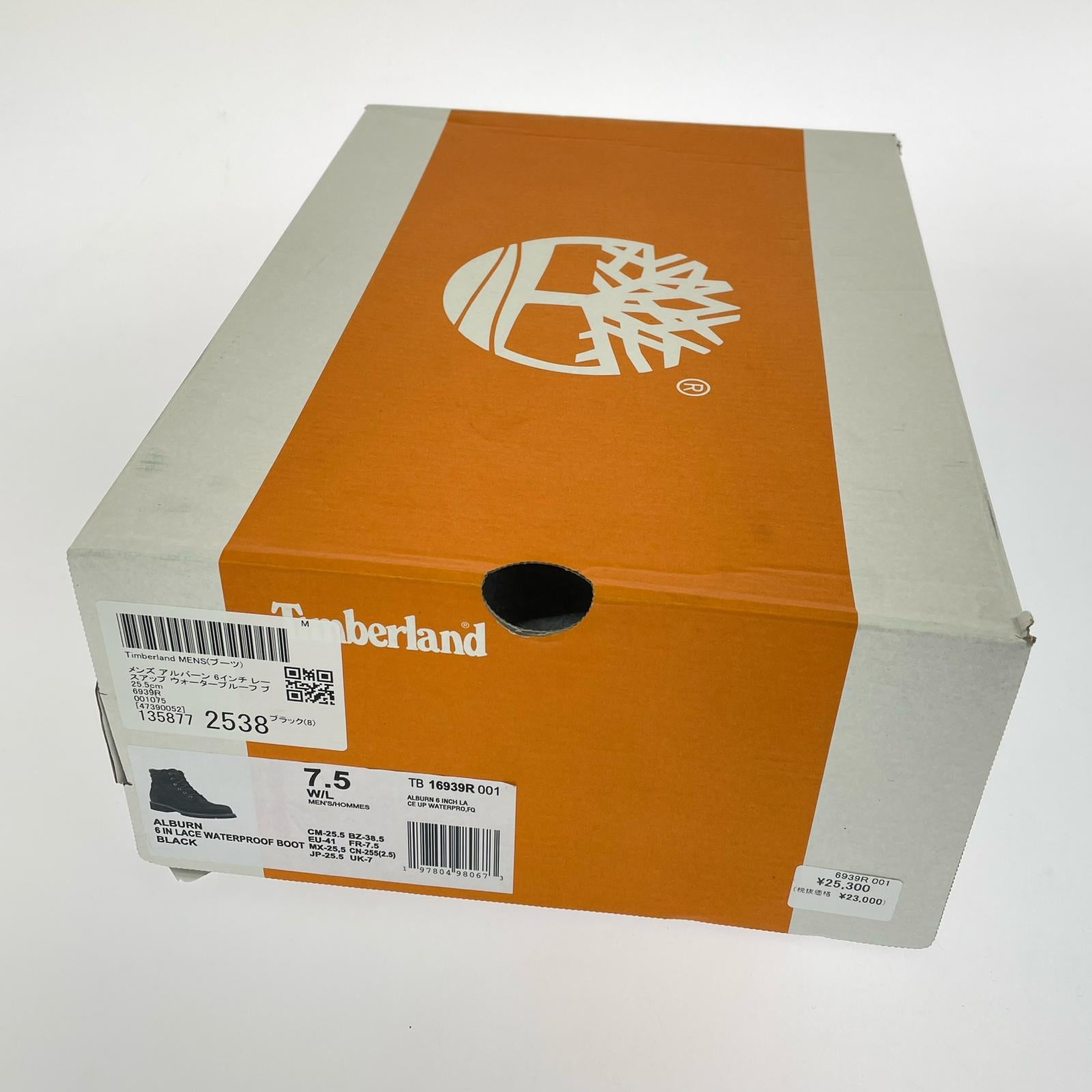 ブーツ Alburn 6 Inch Lace Up Waterproof(25.5) 25.5cm (US7 1/2 UK7 EU41) ブラック