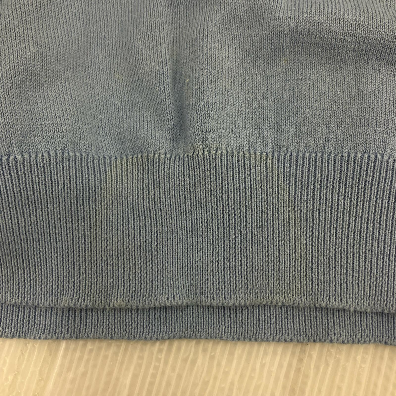 ニット ×BEAMS F クルーネックニット ブルー