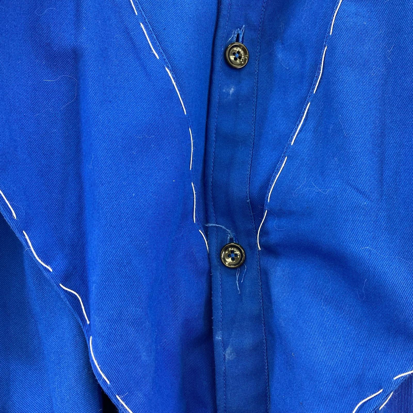 長袖シャツ RequaL 23SS デザインコート 青 (1) 1 ブルー