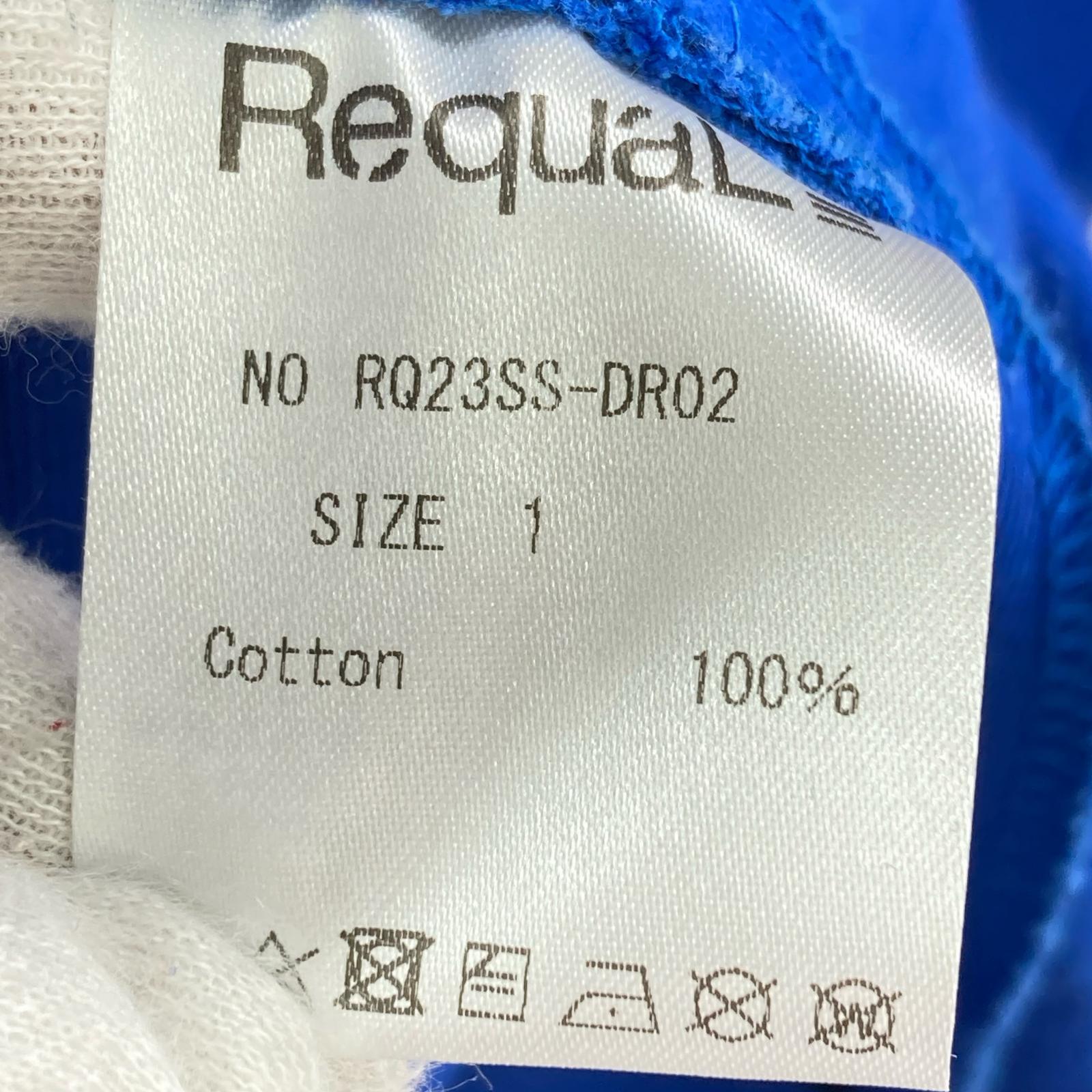 長袖シャツ RequaL 23SS デザインコート 青 (1) 1 ブルー