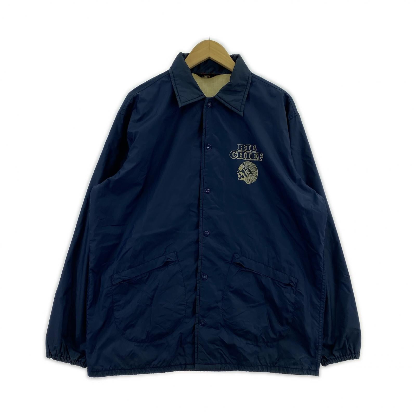 ジャケット BIG CHIEF コーチジャケット ネイビー M ネイビー