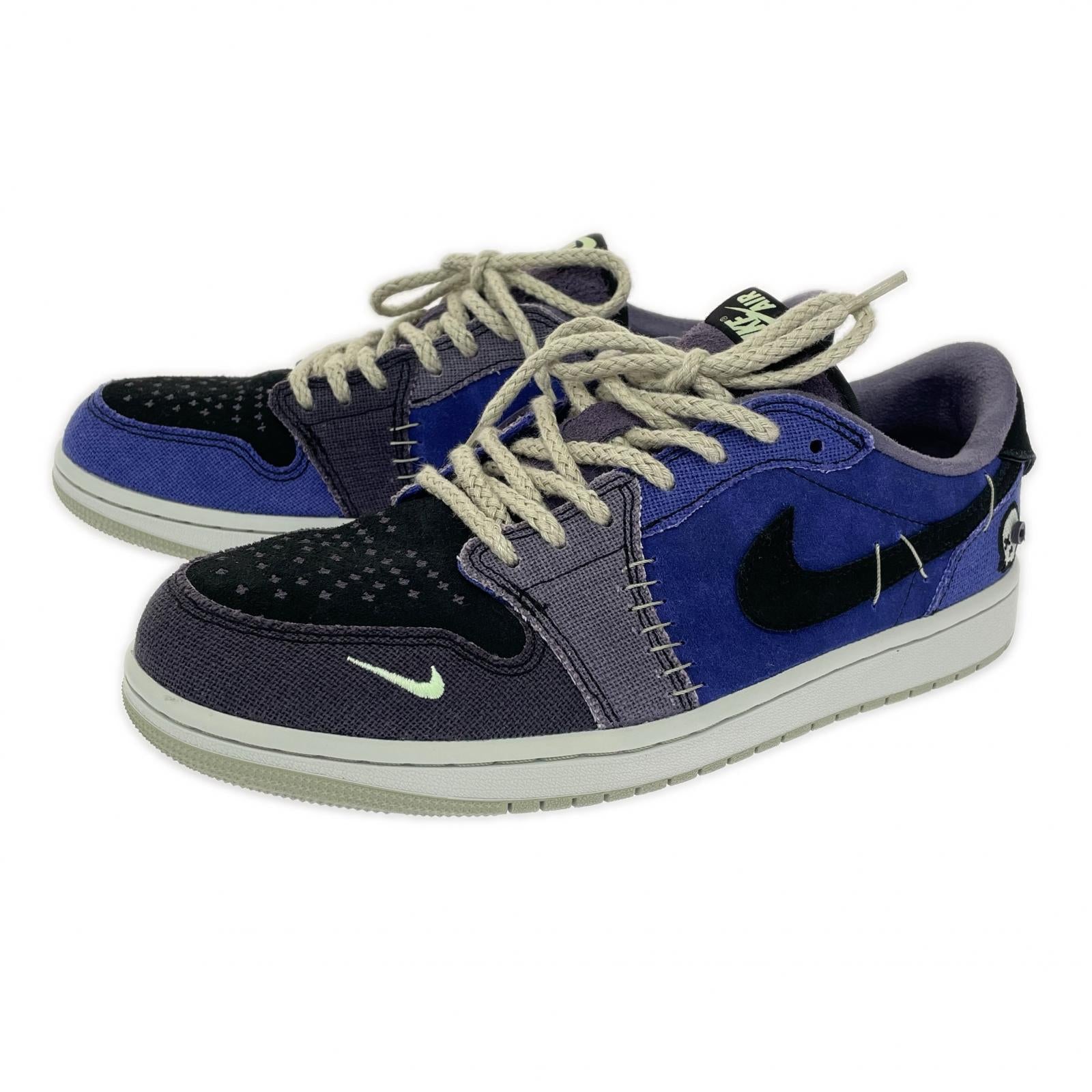 スニーカー xZion Williamson AIR JORDAN1RETRO LOW OG 27.5cm (US9 1/2 UK9 EU45) ブルー