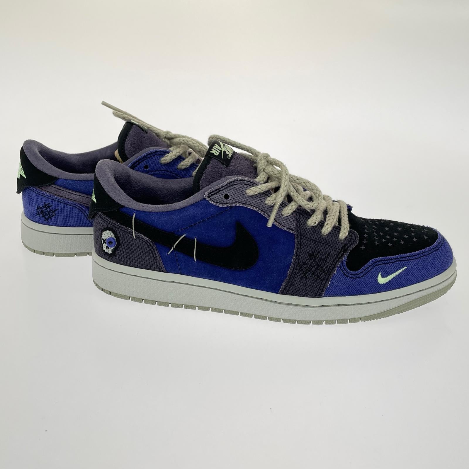 スニーカー xZion Williamson AIR JORDAN1RETRO LOW OG 27.5cm (US9 1/2 UK9 EU45) ブルー
