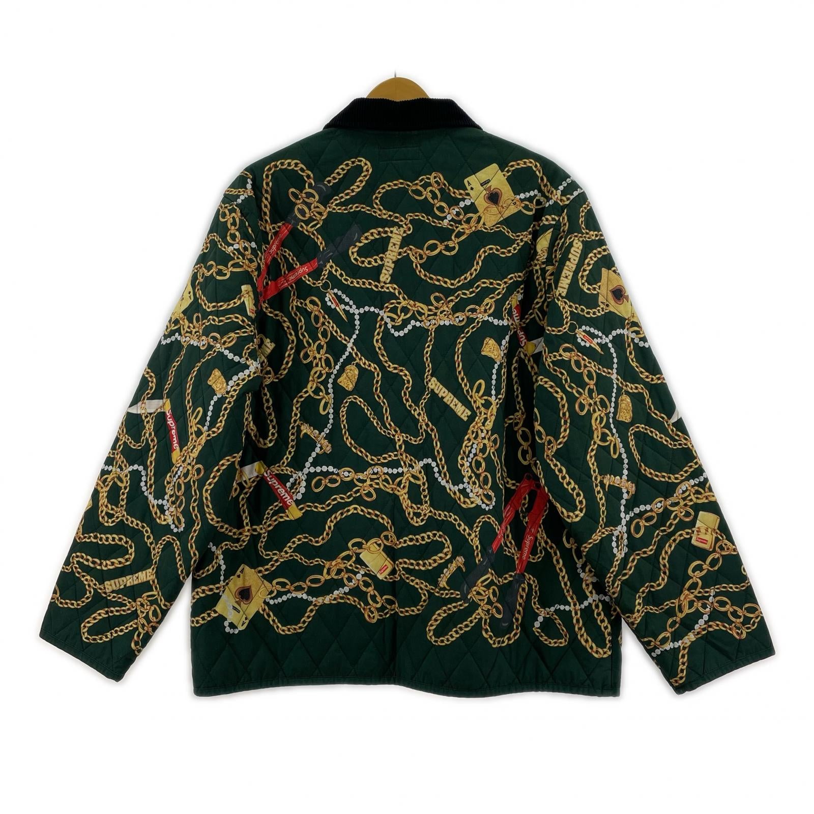 ジャケット 20AW Chains Quilted Jacket L ブラック
