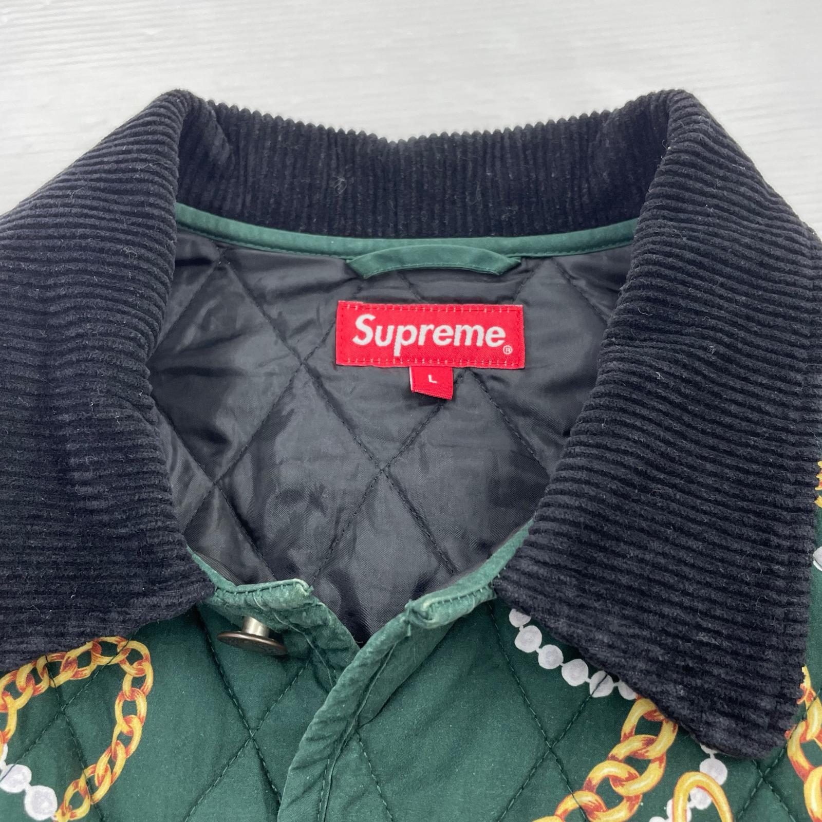 ジャケット 20AW Chains Quilted Jacket L ブラック
