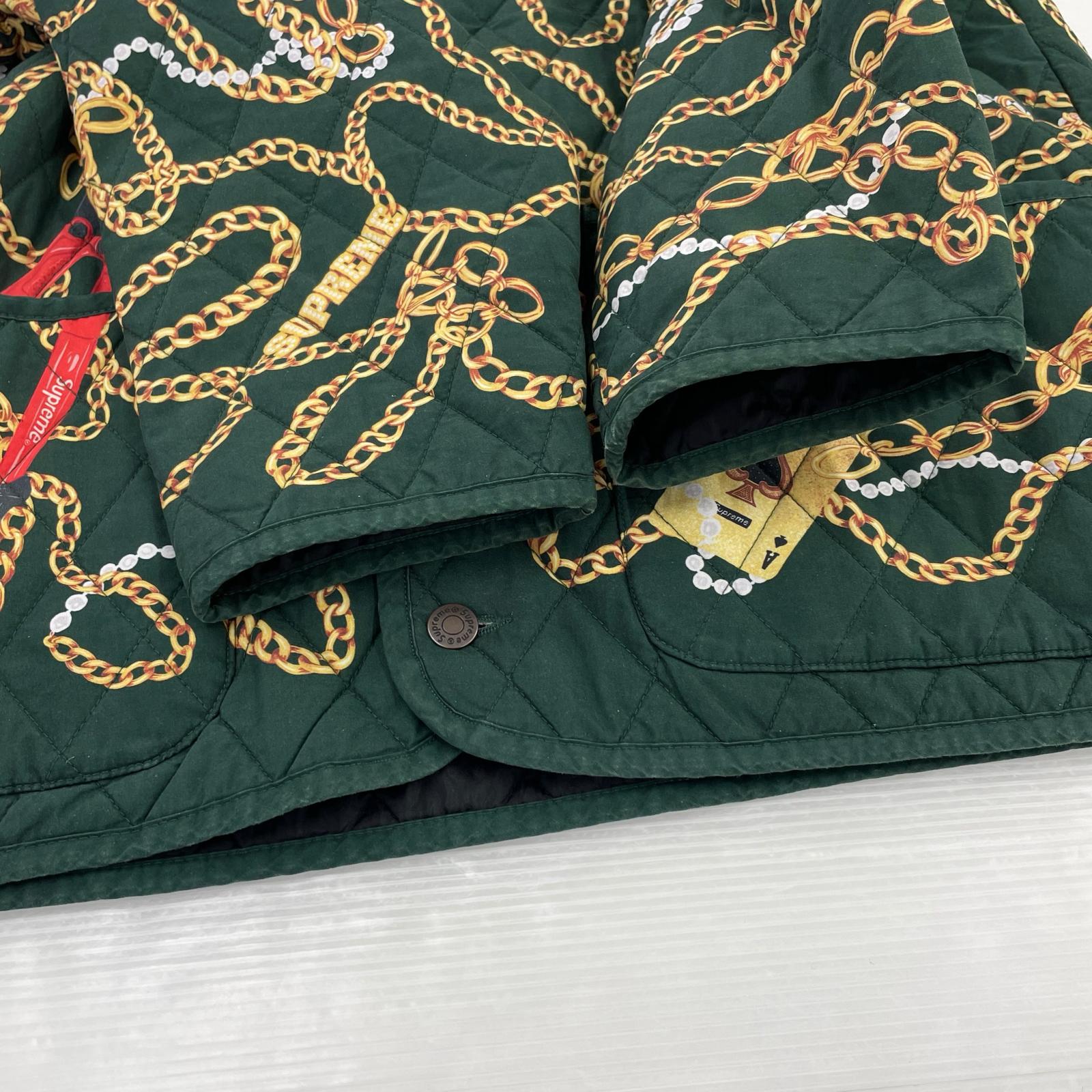 ジャケット 20AW Chains Quilted Jacket L ブラック