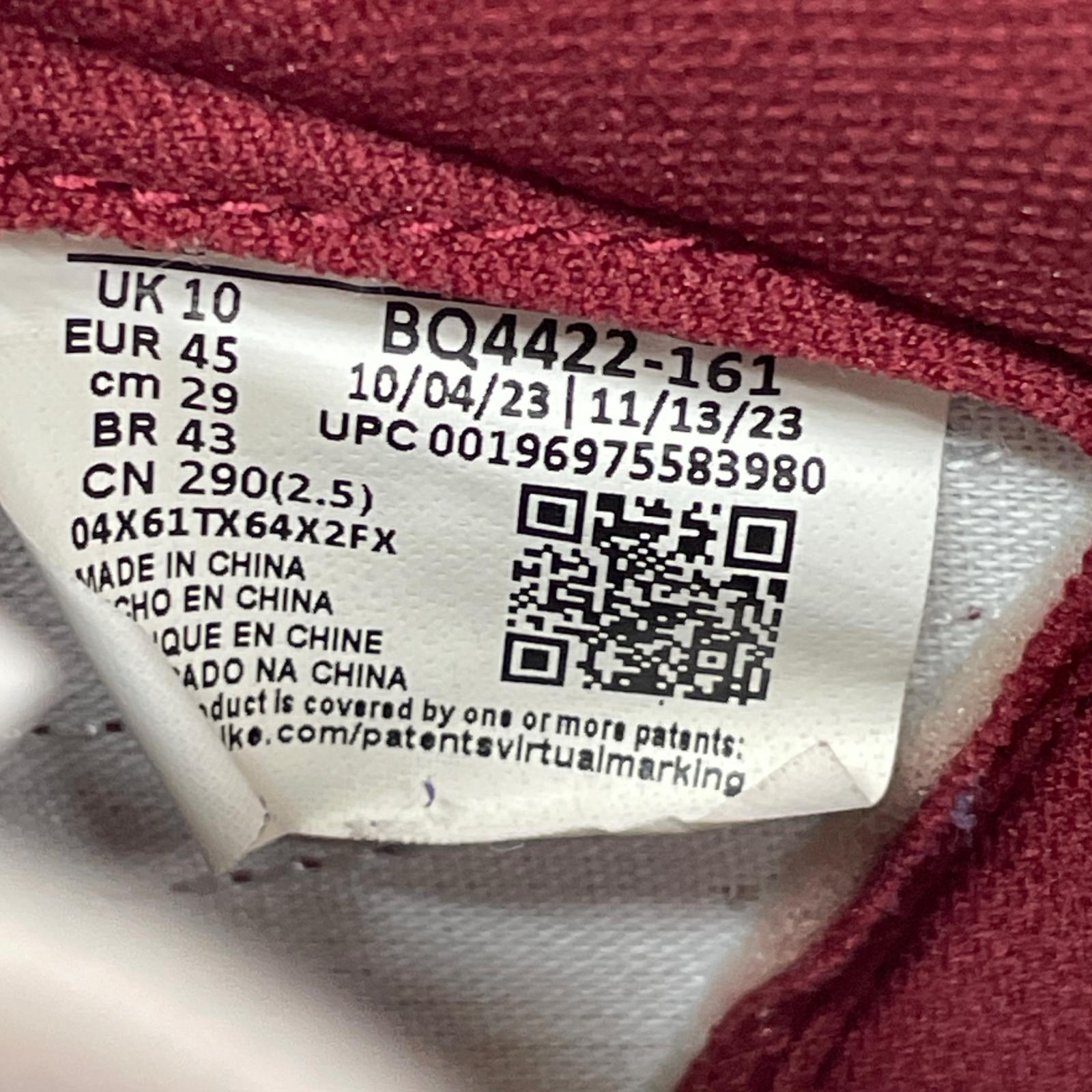 スニーカー Air Jordan 1 High 85 Metallic Burgundy 29cm (US11 UK10 1/2 EU48) ホワイト