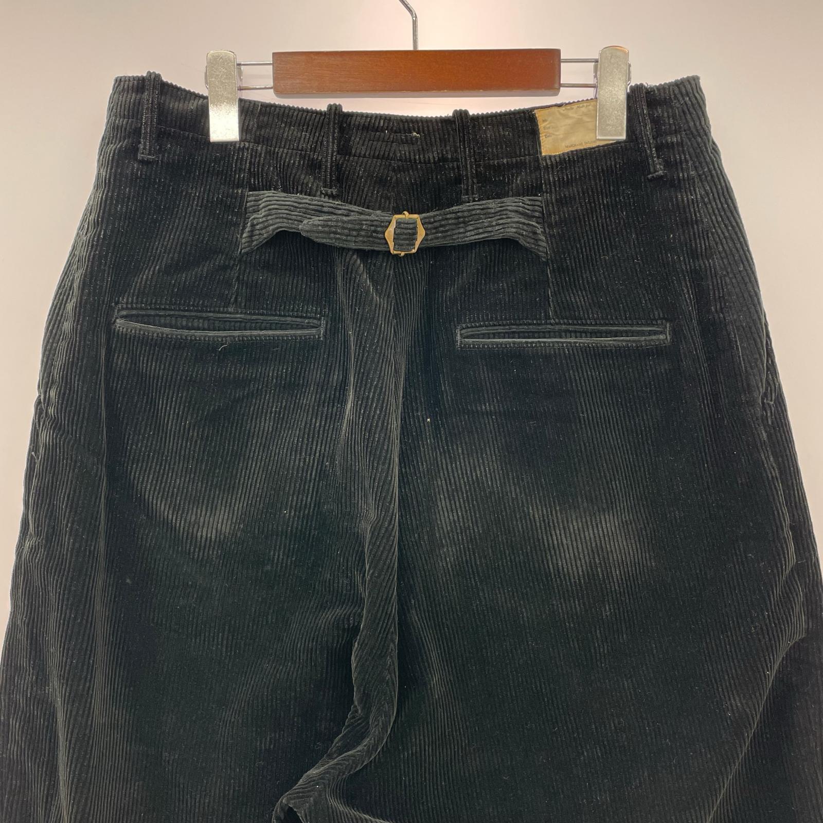 パンツ KAPITAL 7W Corduroy High Waist pant ブラック