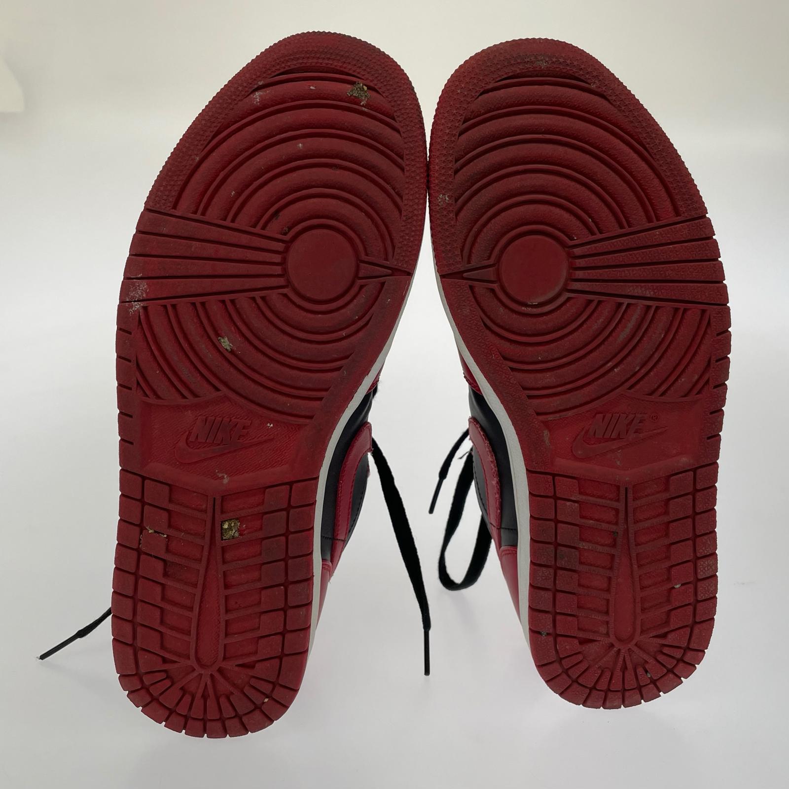 スニーカー AIR JORDAN 1 LOW 赤黒(27.5) 27.5cm (US9 1/2 UK9 EU45)