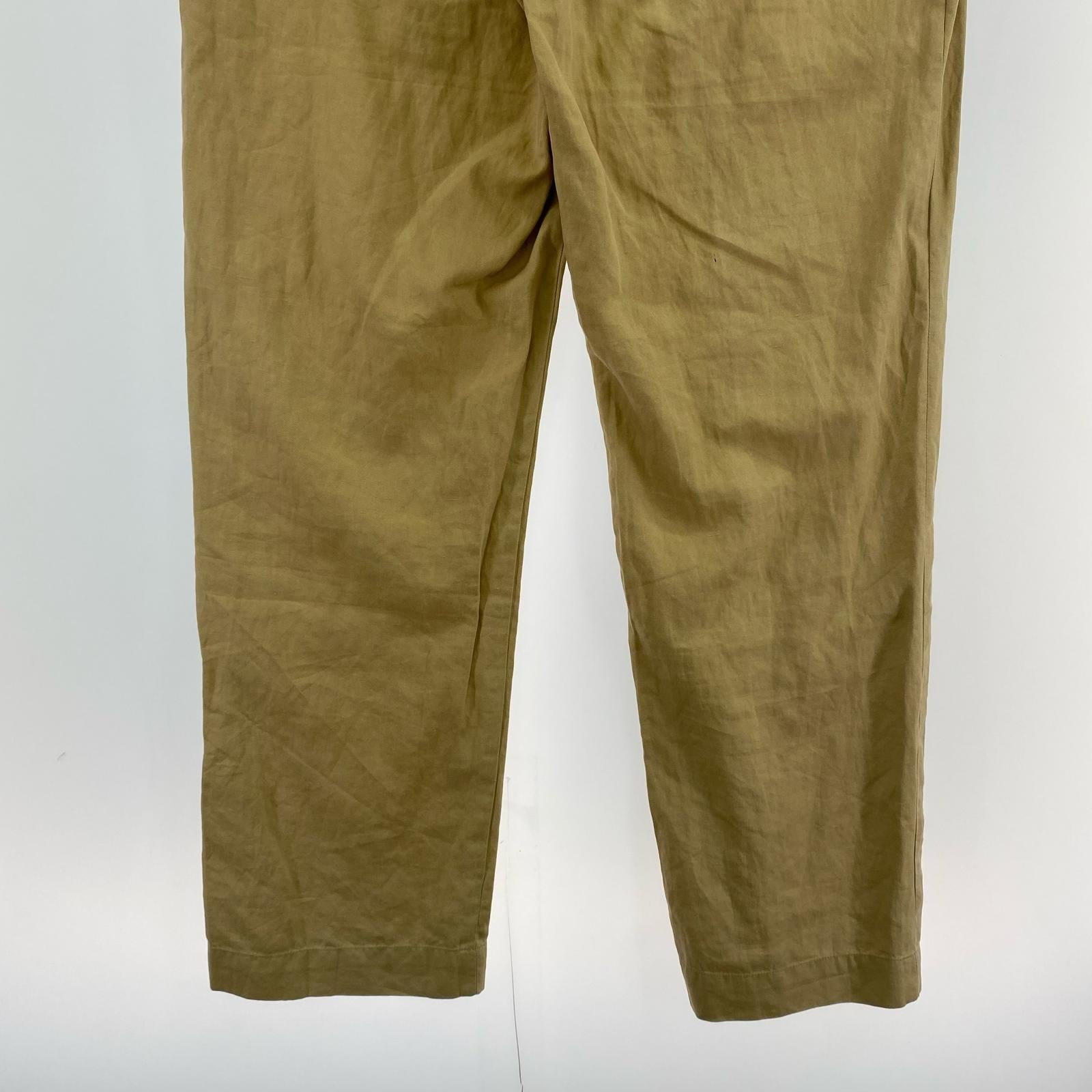 パンツ PRESTON FIT LINEN PANTS BEG W36 ベージュ