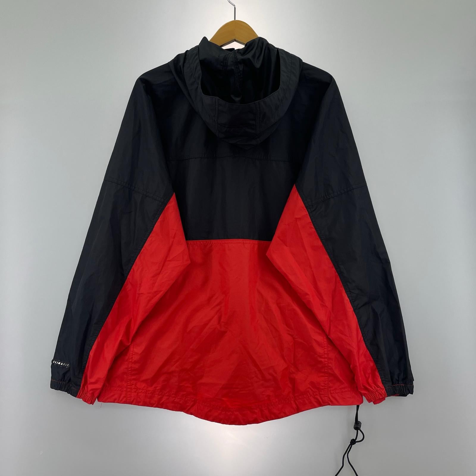ジャケット NIKE ACG ナイロンアノラックパーカー S 黒×赤 S