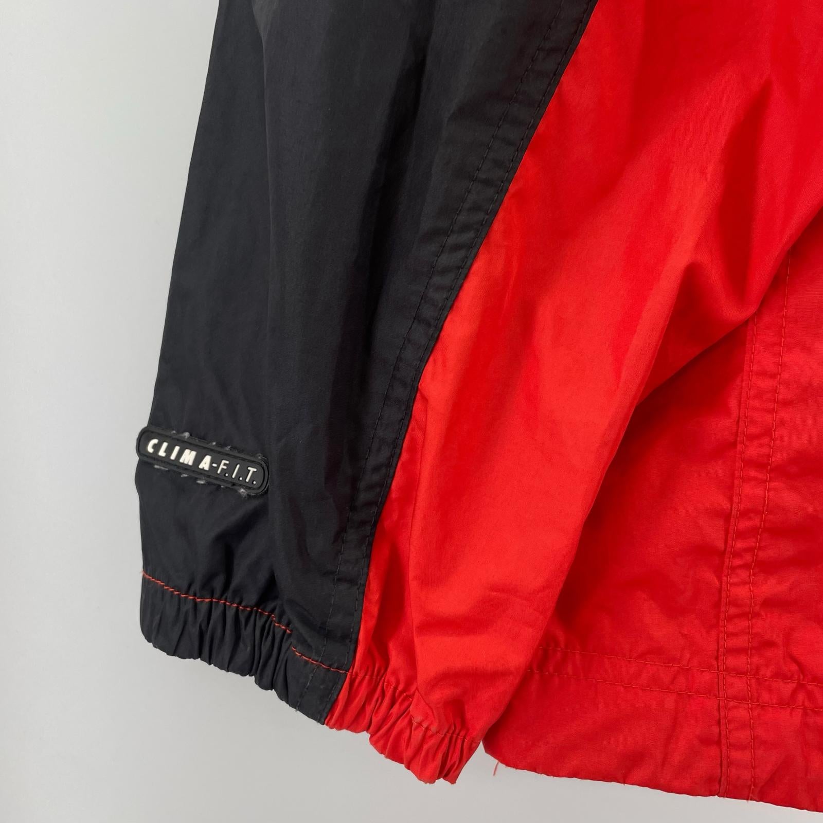 ジャケット NIKE ACG ナイロンアノラックパーカー S 黒×赤 S