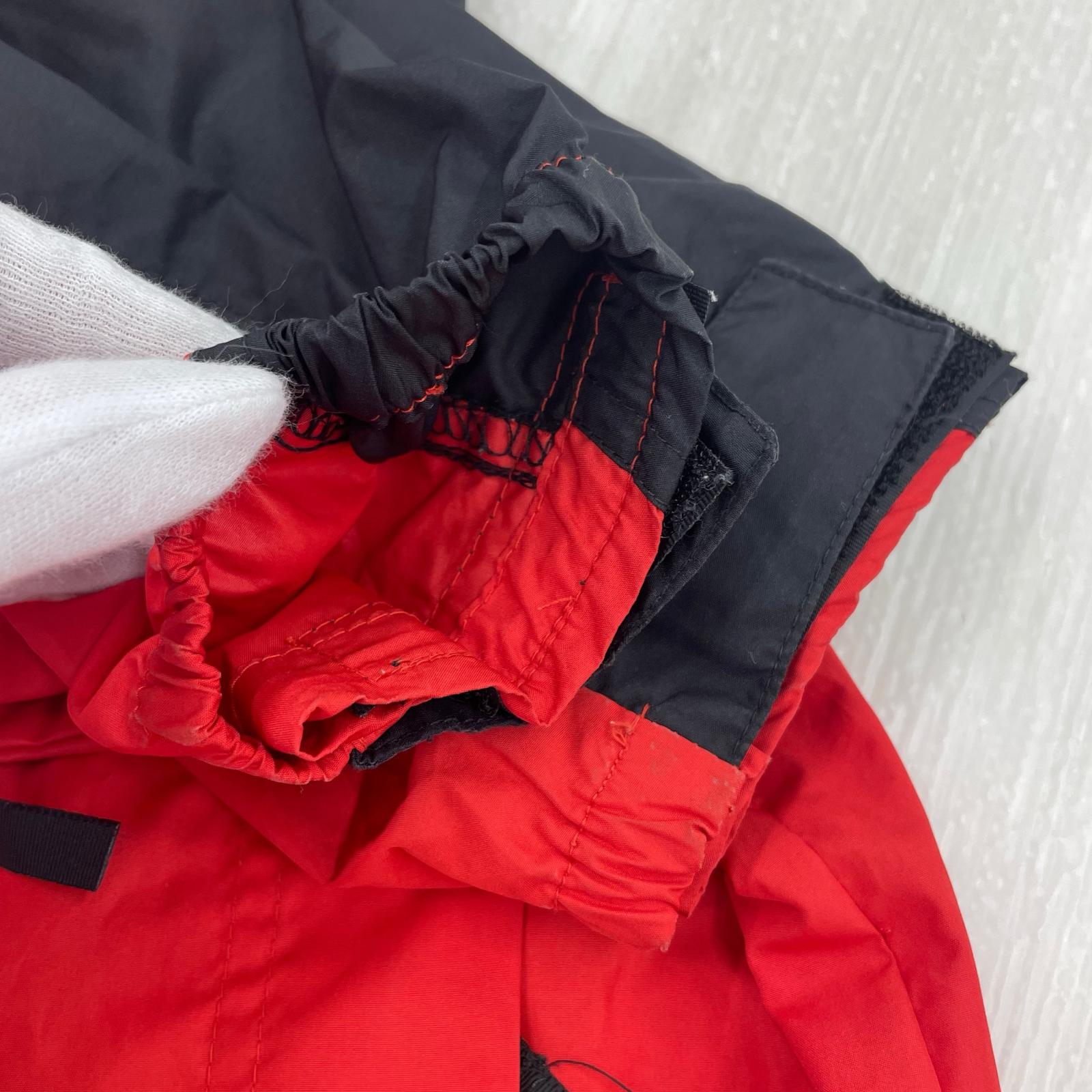 ジャケット NIKE ACG ナイロンアノラックパーカー S 黒×赤 S