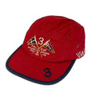 キャップ POLO RALPH LAUREN 復刻 レーシングキャップ 赤 レッド