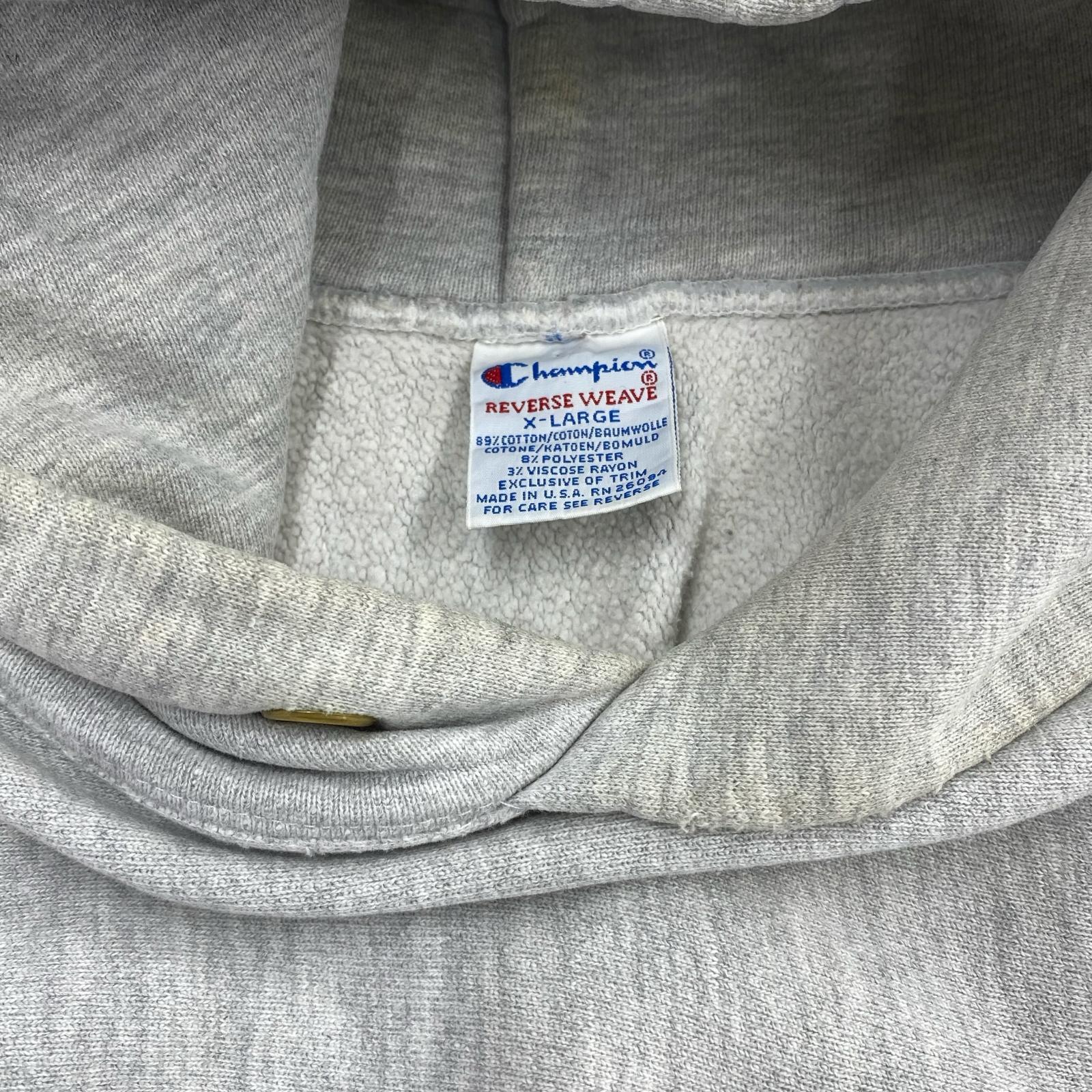 パーカー 90s Revese Weave GRY XL グレー