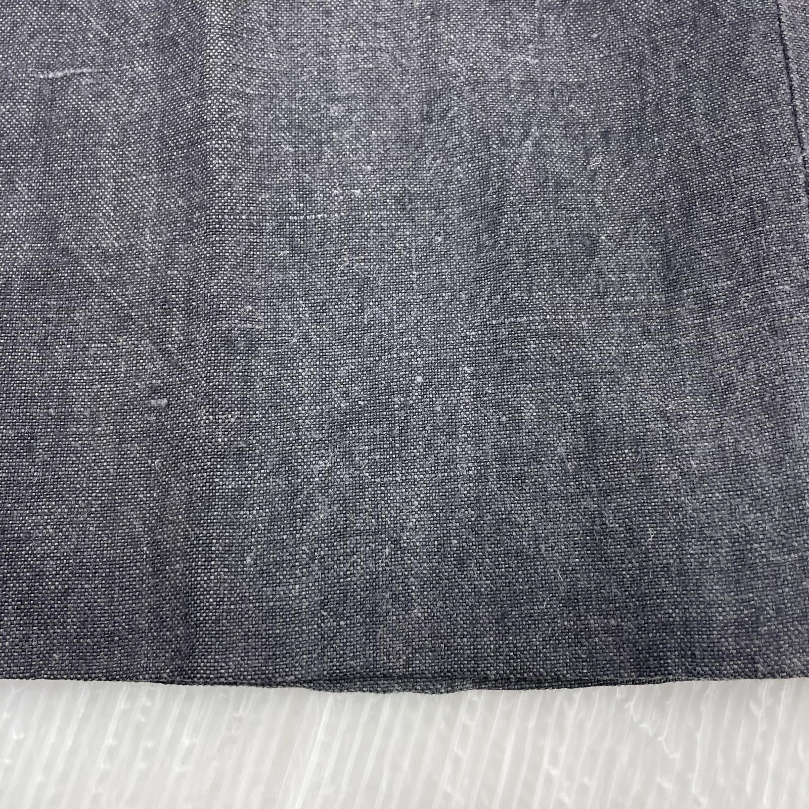 パンツ COMME des GARCONS HOMME 80s デカオム 2タック リネンスラックス S S ブラック