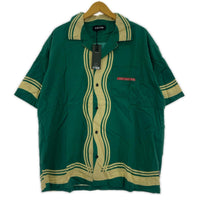 半袖シャツ ×UFO NOODLE OPEN COLLAR SHIRT 緑 M M グリーン