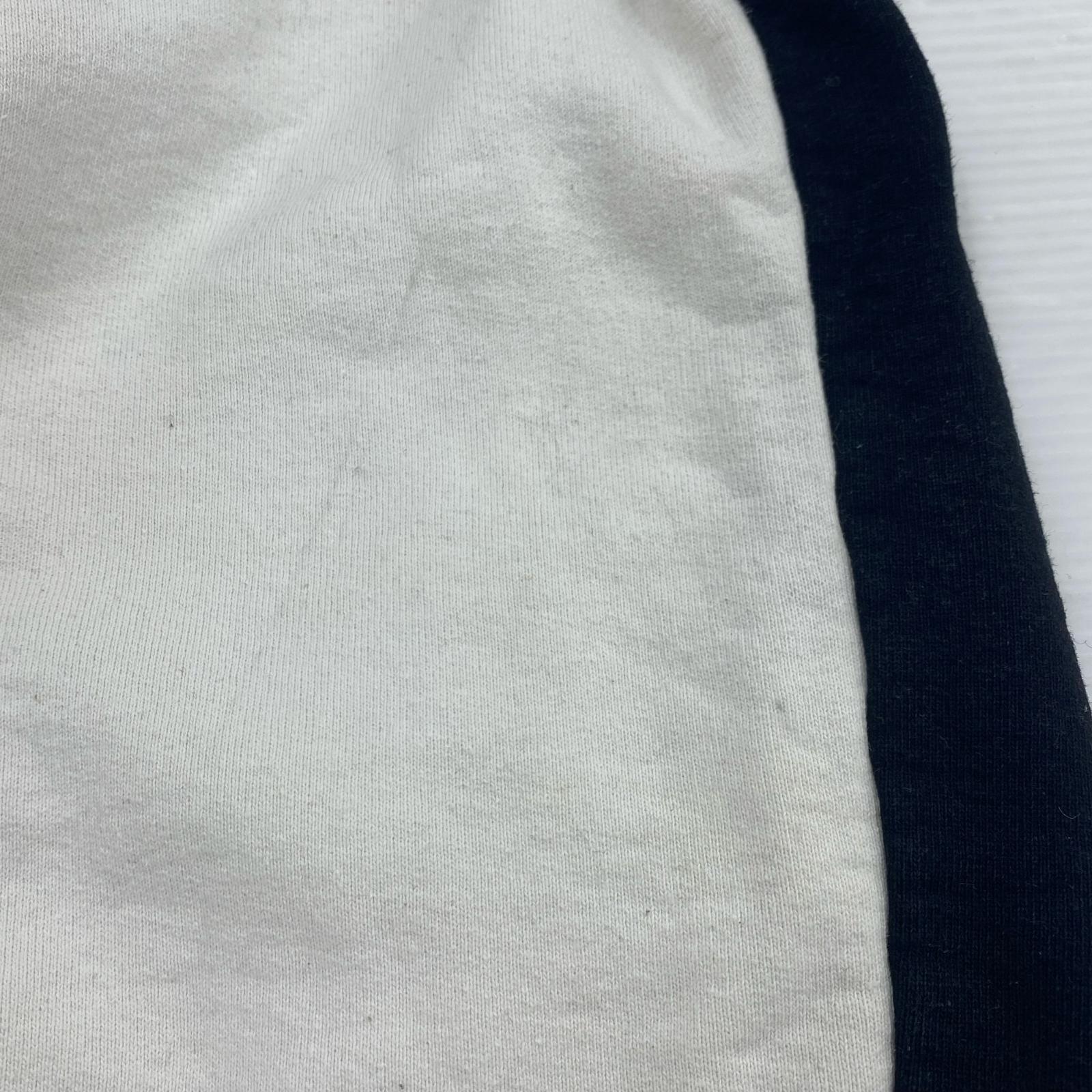 パーカー Tonal S logo hooded sweatshirt 白黒 L L