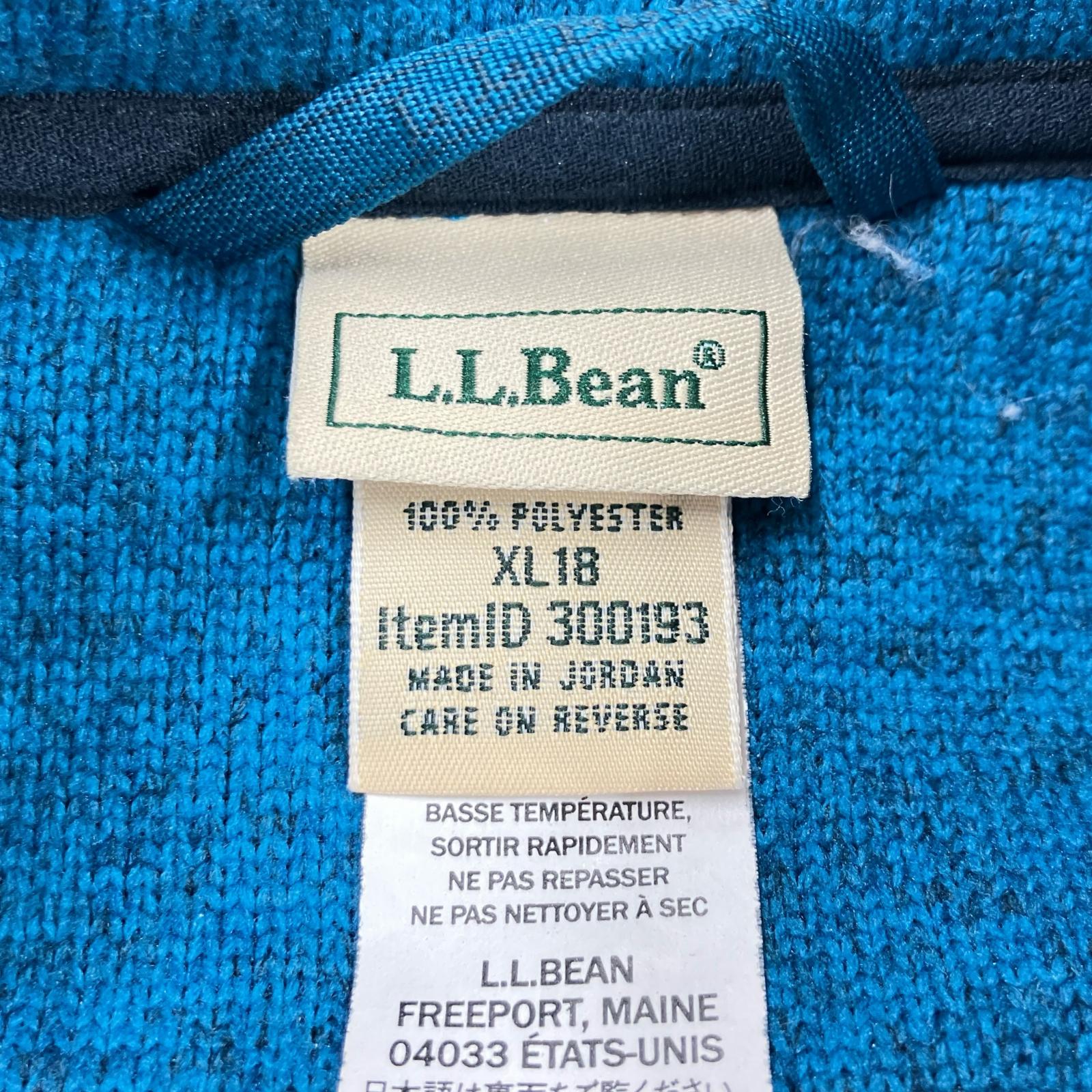 その他アウター L.L.Bean ハーフスナップフリース ブルー