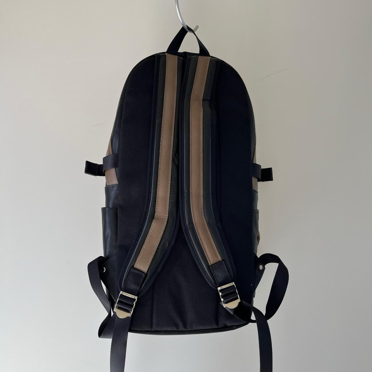 リュック・デイパック LEATHER OVER/リュック/レザー/ブラック×ネイビー/03454-1