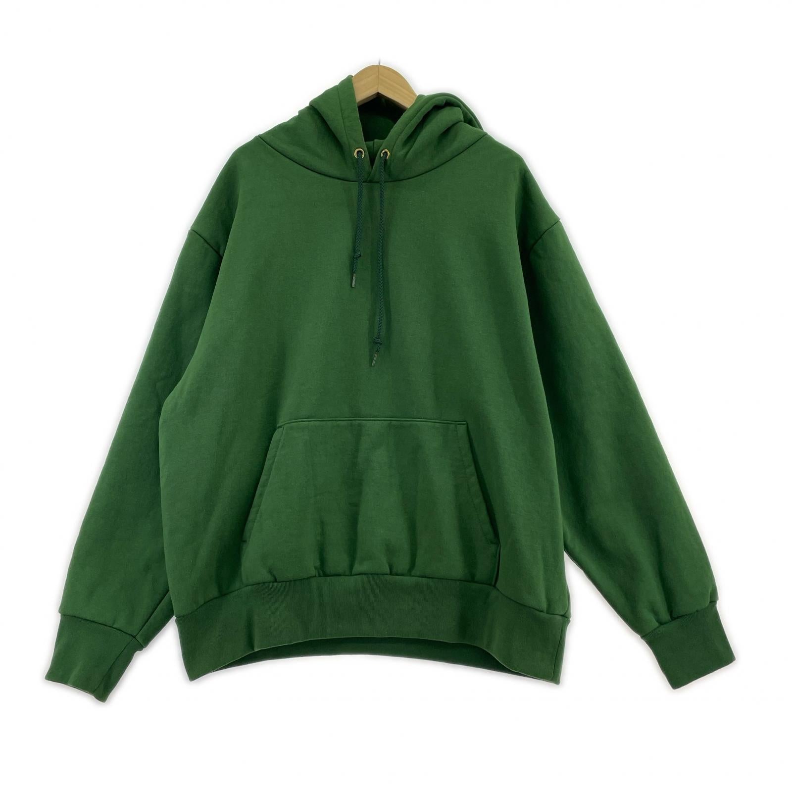 パーカー 裏サーマル 緑 (XL) LL