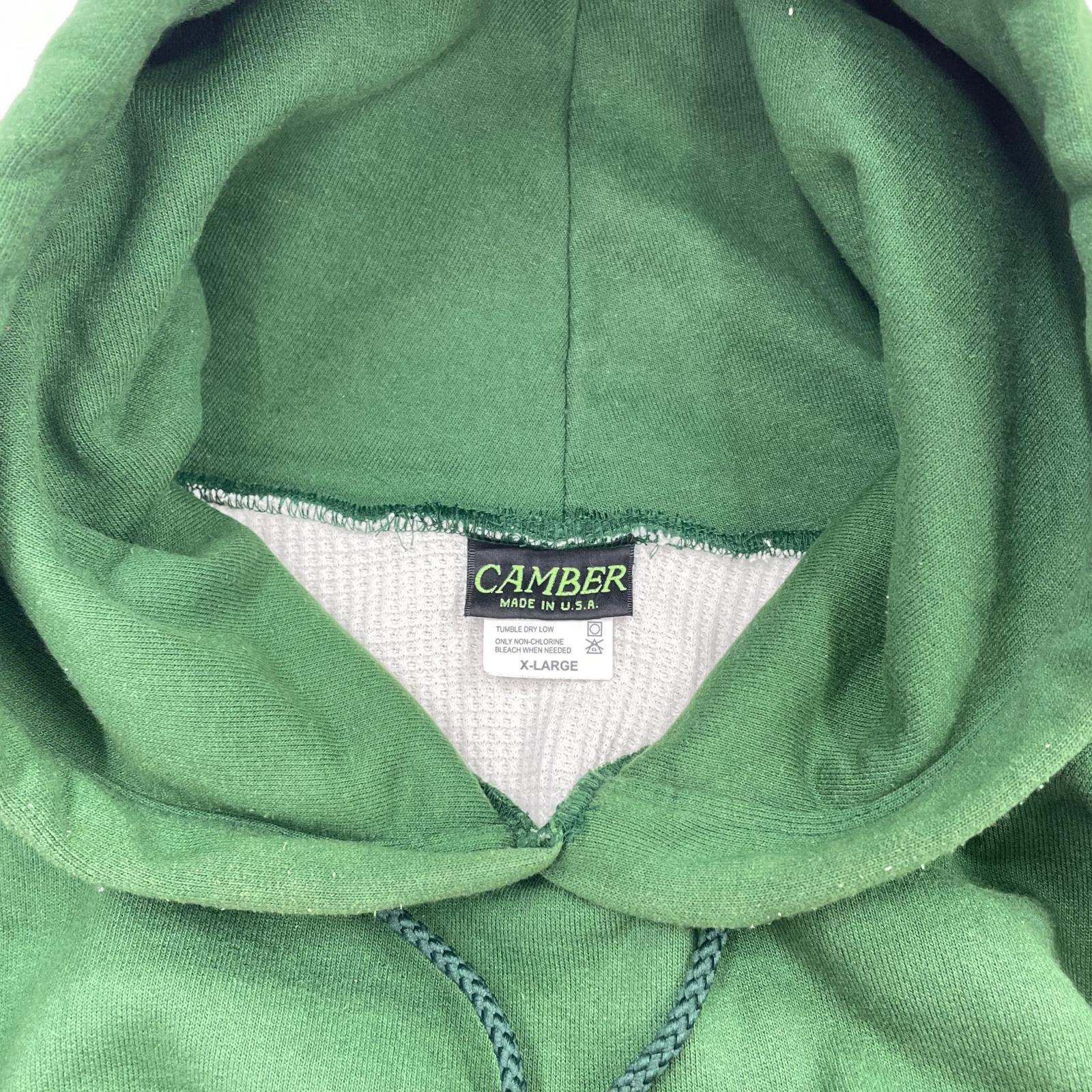パーカー 裏サーマル 緑 (XL) LL